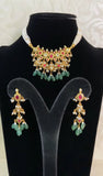 Ahamadabadi Kundan Choker Set | Handmade jewelry | Indian jewelry in USA