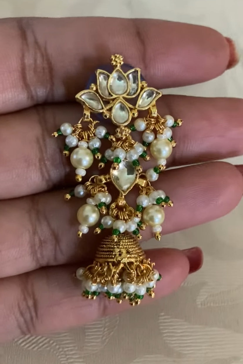 Ahamadabadi Kundan Choker Set | Handmade jewelry | Indian jewelry in USA