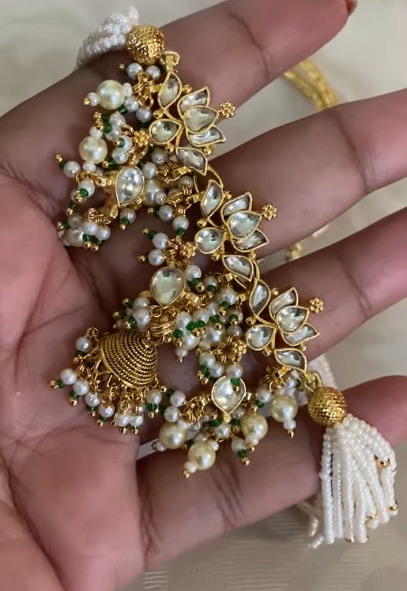 Ahamadabadi Kundan Choker Set | Handmade jewelry | Indian jewelry in USA