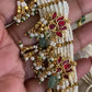 Ahamadabadi Kundan Pearls Choker Set | Handmade Indian Jewellery