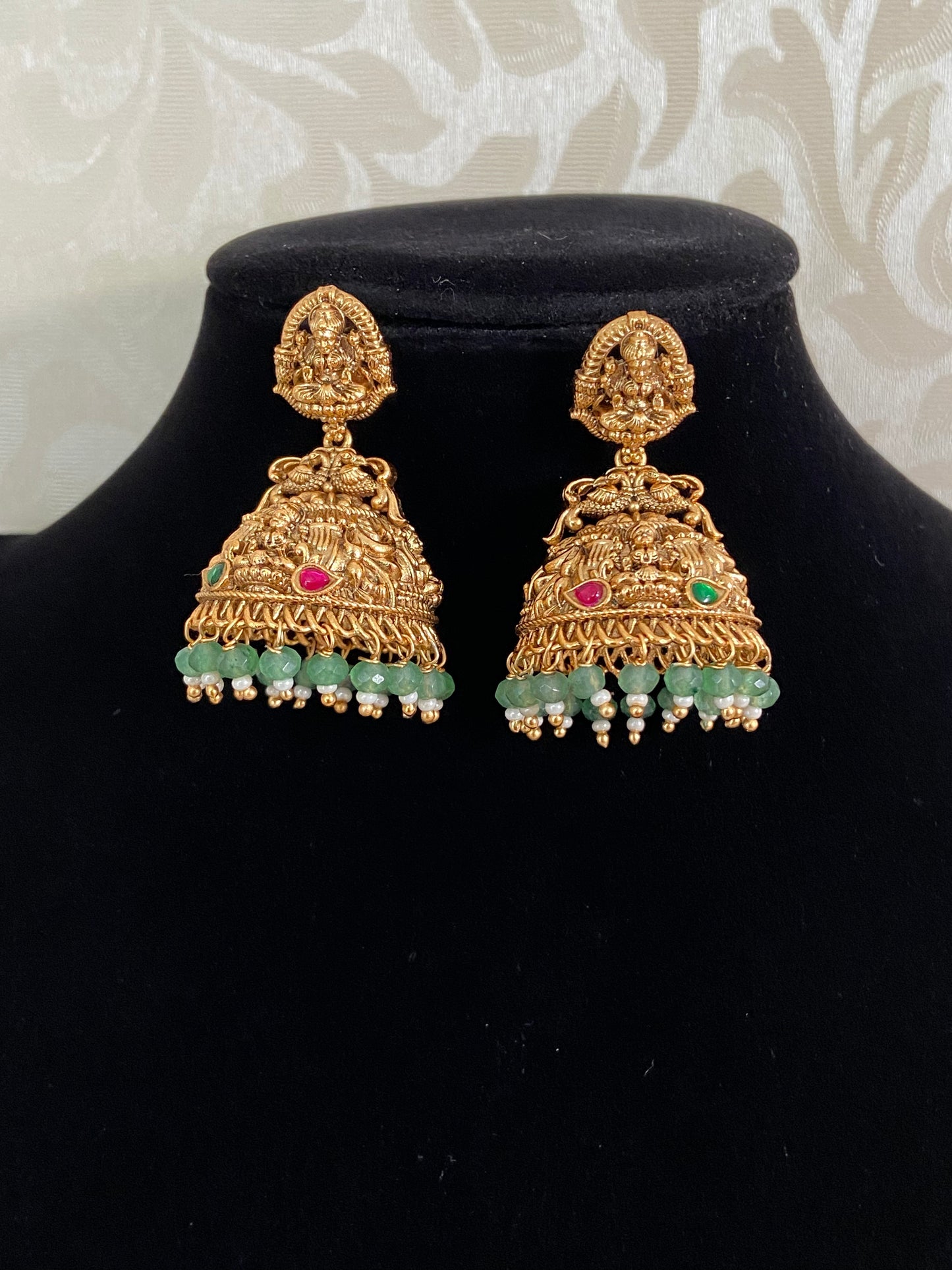 Traditional Temple Jumki Earrings | Indian Earrings | Gift Idea