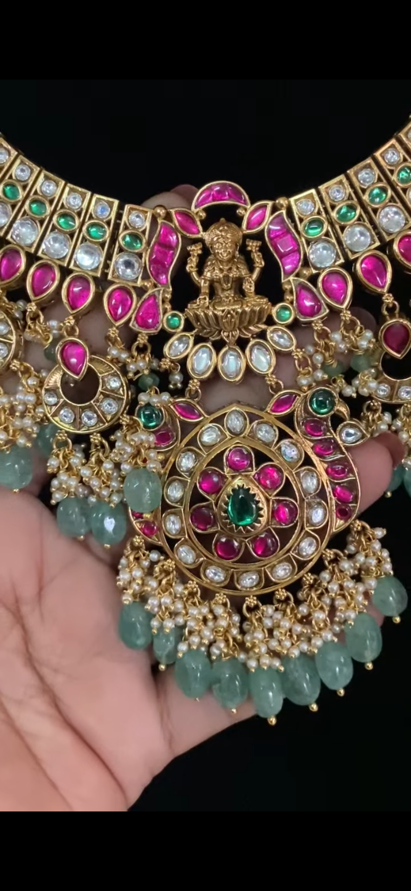 Traditional Kemp Necklace Set | Latest Necklace | Indian bridal jewelry