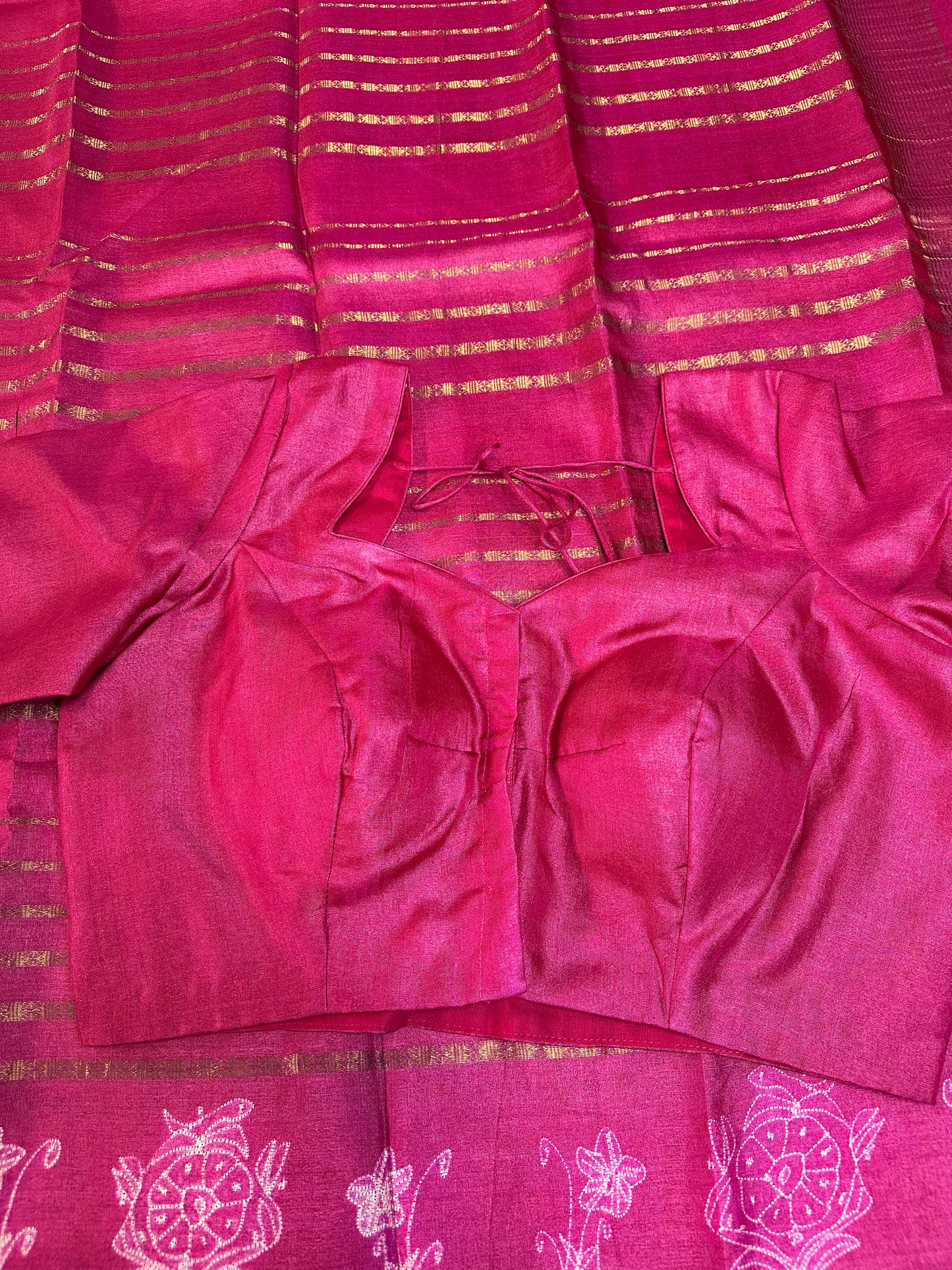 Pure Tussar Needle Shibori  Work Saree | Party Wear Saree | Indian Saree