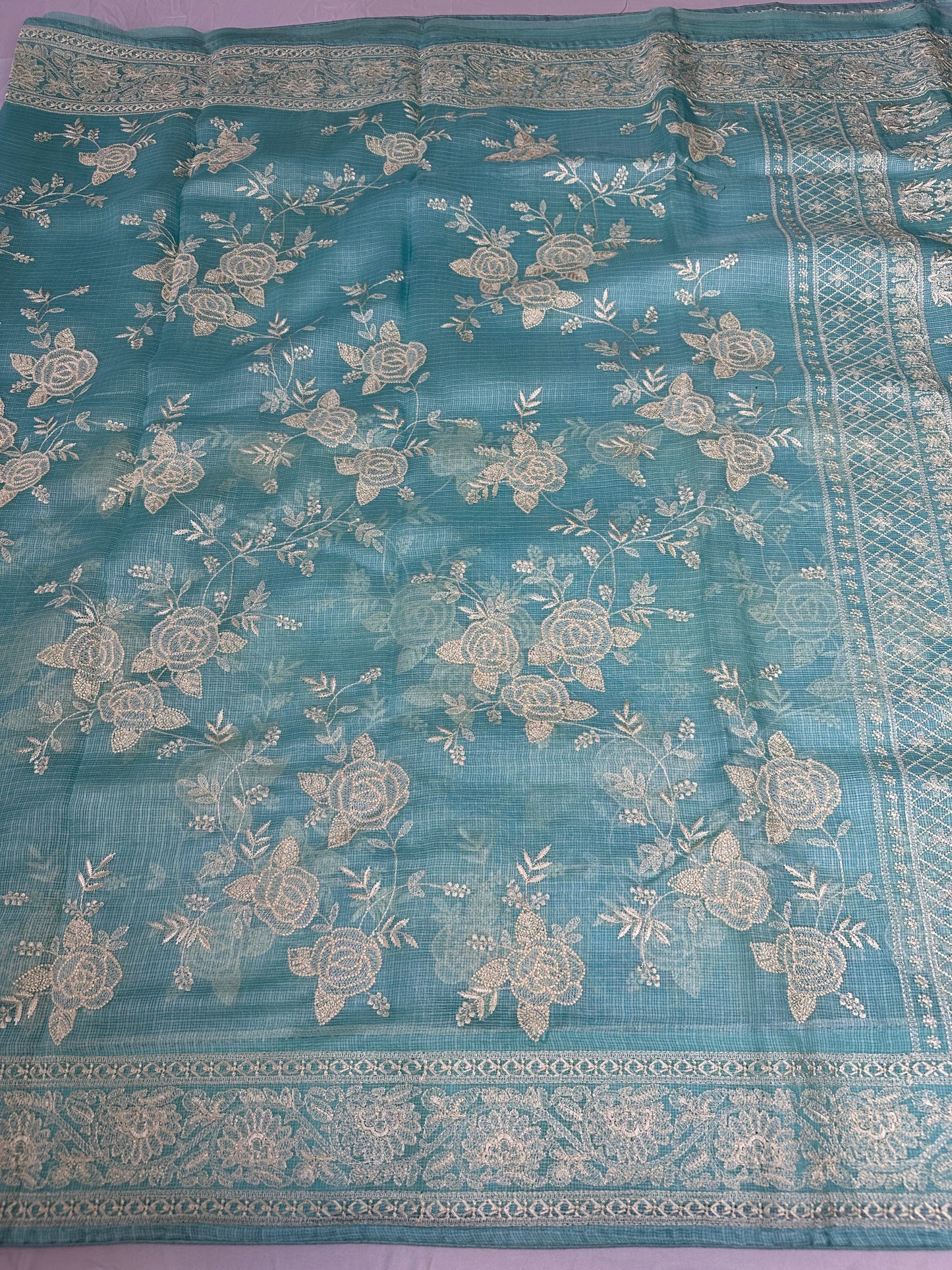 Pure Kota Light Weight Embroidery Saree | Indian Sarees In USA