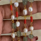 Coral Pearl Green Beads Mala | Exclusive Indian Beads Necklace