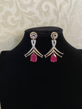 AD & Rubydrop Earrings | Indian Earrings