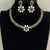 Floral CZ Choker Necklace Set | Indian Jewelry in USA