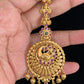 Antique Peacock Maang Tikka | Traditional Temple Maang Tikka