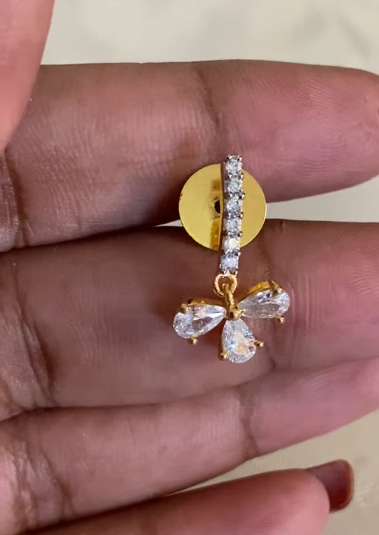 AD Pendant Mangalsutra | Black Beads Necklace