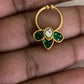 Antique Jadau Kundan Septum Ring|  Indian Nose Ring