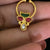 Antique Jadau Kundan Septum Ring|  Indian Nose Ring