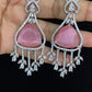 AD Classic Pink Earrings |   Indian luxury Earrings