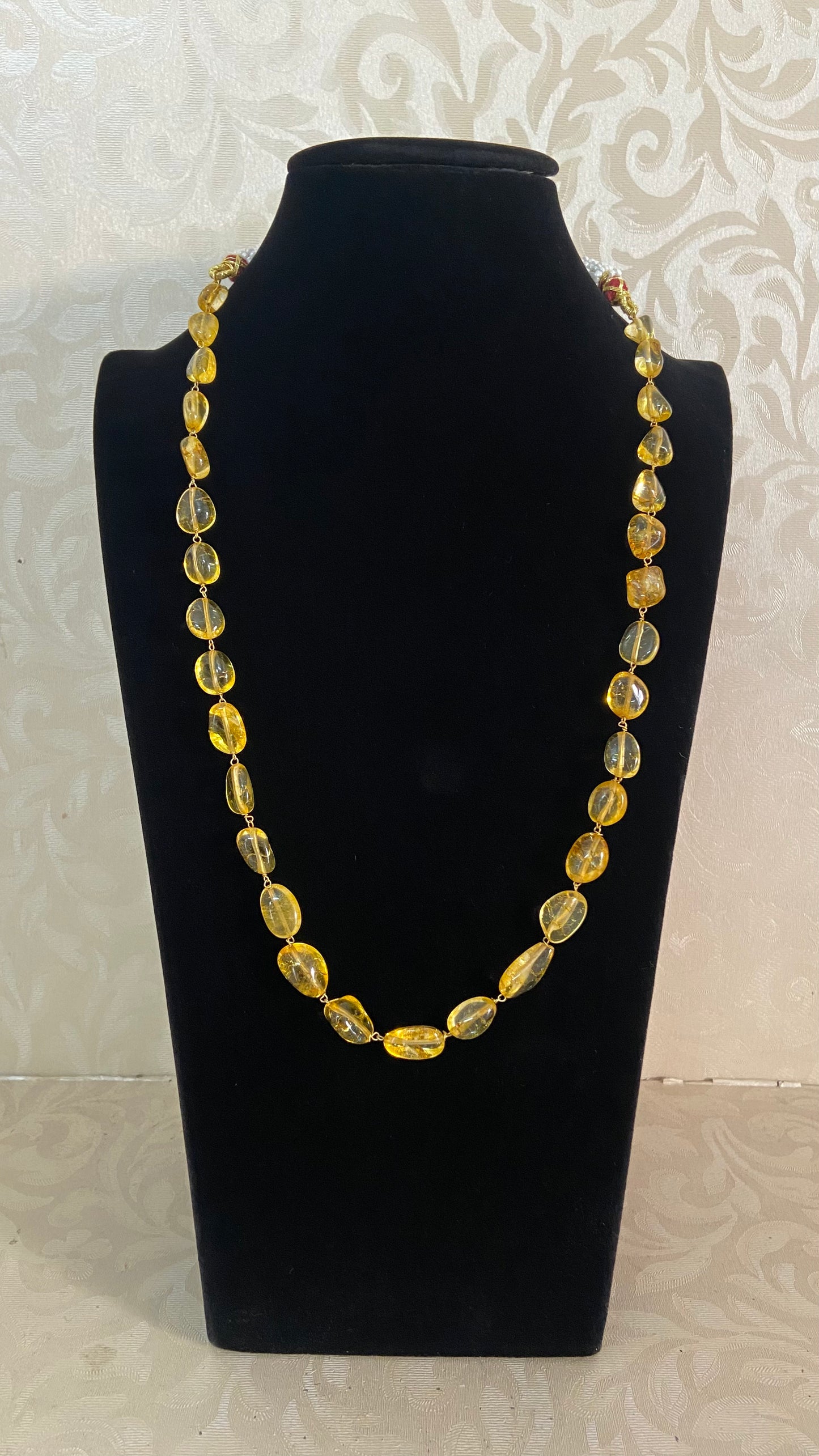Quartz Stones Necklace | Indian Beads Necklace  | Gift Idea