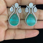 AD Rhodium Earrings | Indian jewelry in USA