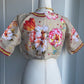 Chanderi Silk Mirror Work Embroidery Blouse | Saree Blouse In USA