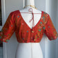 Rawsilk Tissue Embroidery Blouse | Party Wear Blouse | Indian Bridal Blouse