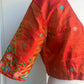 Rawsilk Tissue Embroidery Blouse | Party Wear Blouse | Indian Bridal Blouse