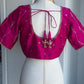 Rawsilk Embroidery Blouse | Party Wear Blouse | Indian Bridal Blouse