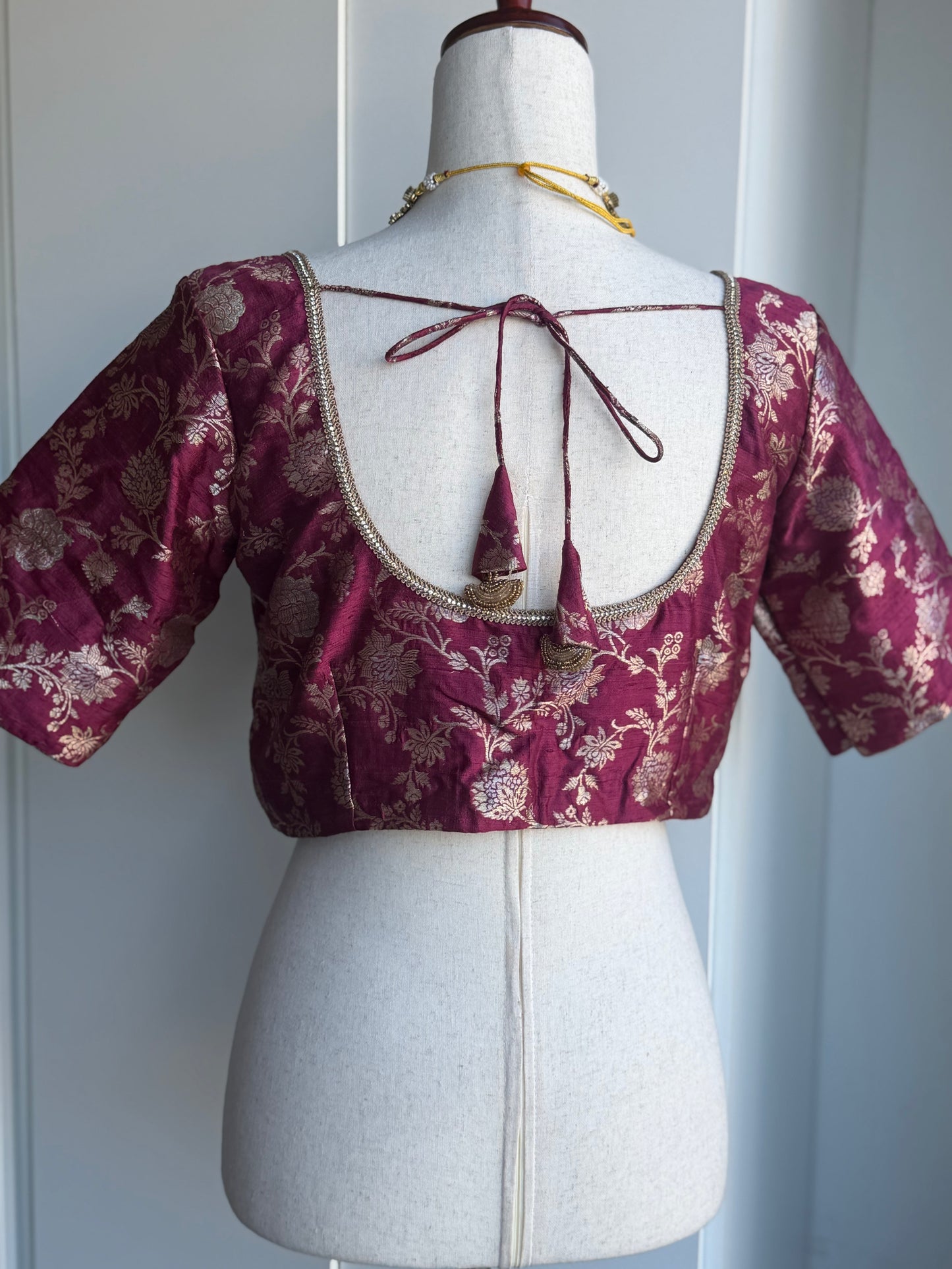 Banaras Brocade Blouse | Saree Readymade Blouses in USA