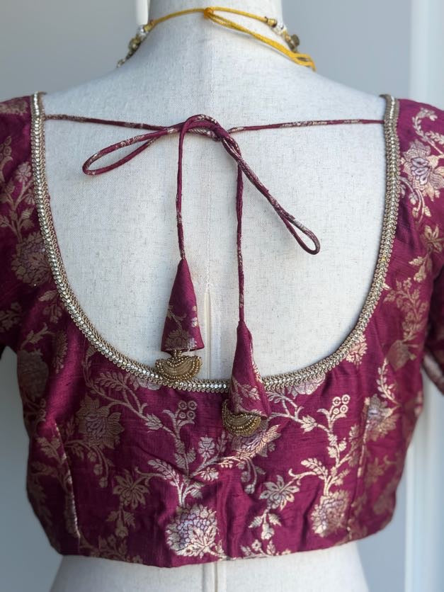 Banaras Brocade Blouse | Saree Readymade Blouses in USA