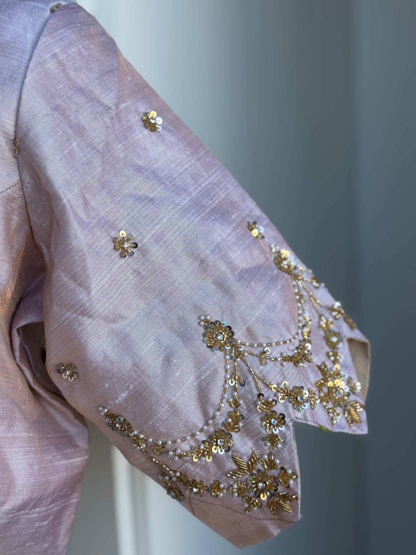 Rawsilk  Embroidery Blouse | Party Wear Blouse | Indian Bridal Blouse