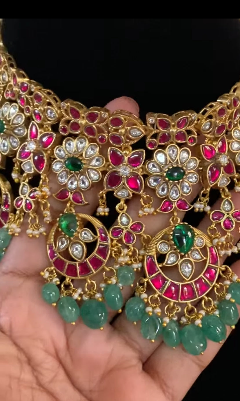 Jadau Kundan Choker Set | Bridal jewellery | Indian Wedding Jewellery