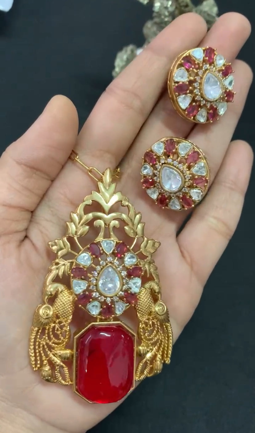 AD Antique Pendant Set | Indian Jewelry In USA