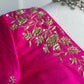 Rawsilk Embroidery Blouse | Party Wear Blouse | Indian Bridal Blouse