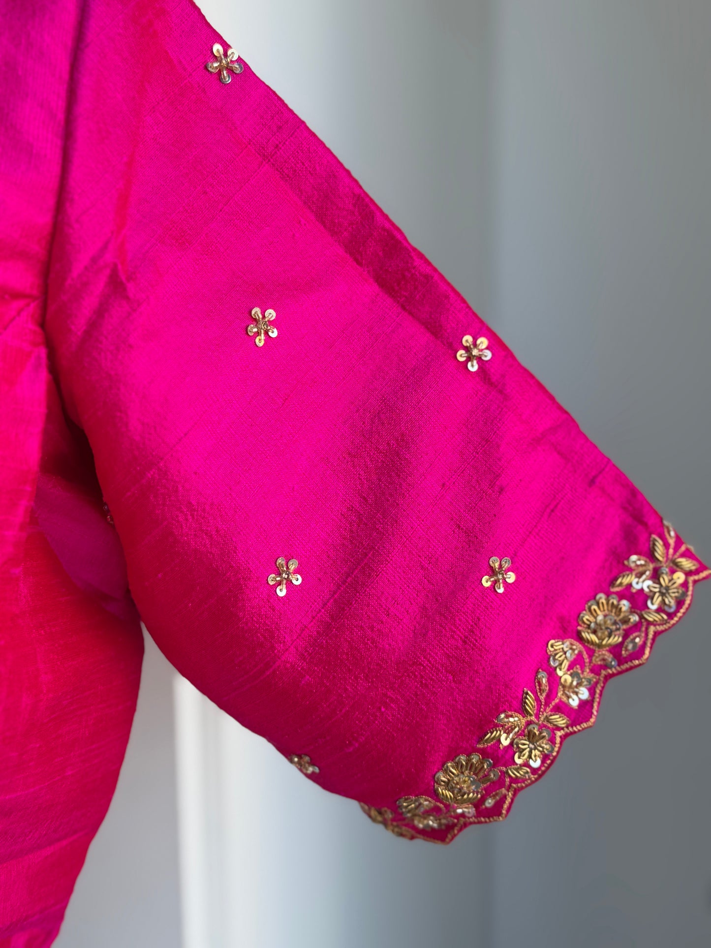 Rawsilk Embroidery Blouse | Party Wear Blouse | Indian Bridal Blouse