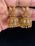 Traditional Antique Mango Jumkis | Indian Earrings In USA