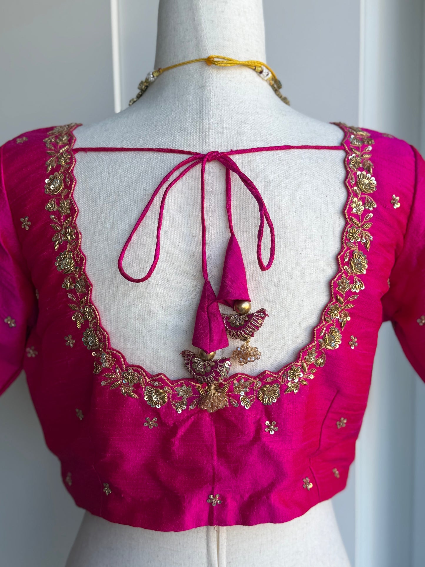 Rawsilk Embroidery Blouse | Party Wear Blouse | Indian Bridal Blouse