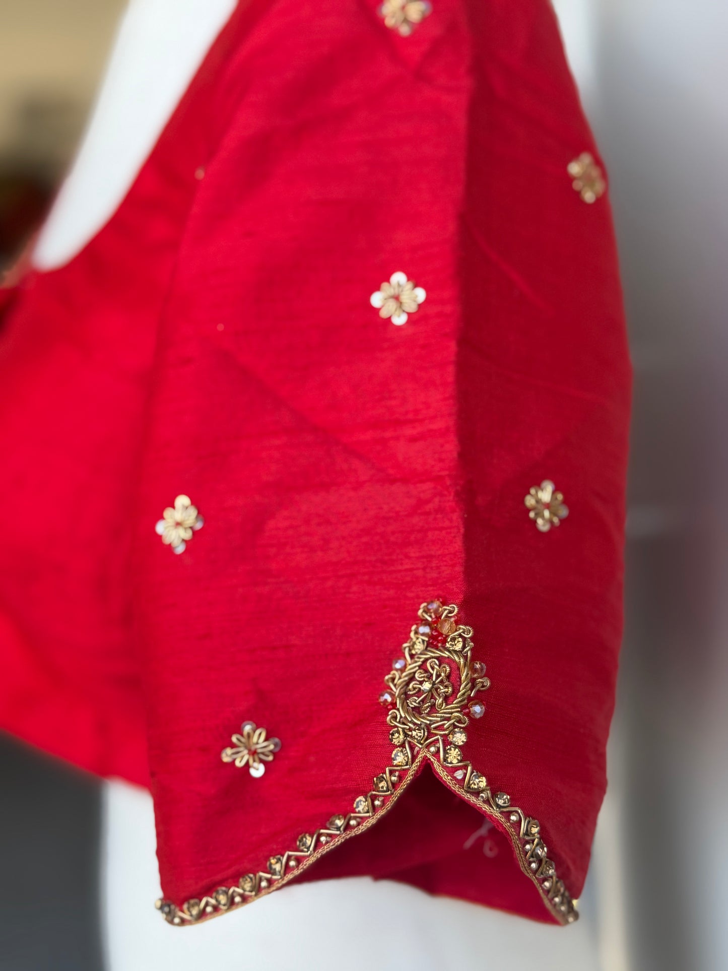 Rawsilk Embroidery Blouse | Party Wear Blouse | Indian Bridal Blouse