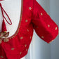 Rawsilk Embroidery Blouse | Party Wear Blouse | Indian Bridal Blouse