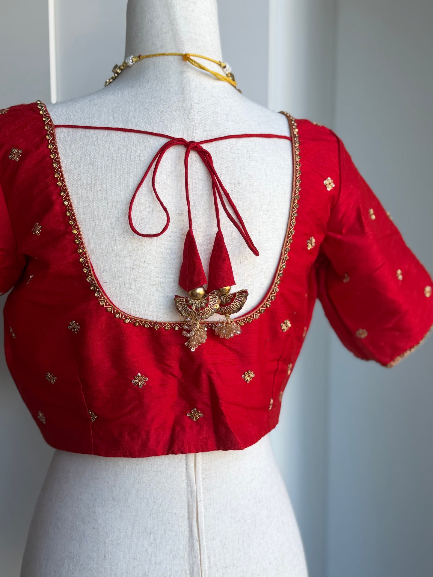 Rawsilk Embroidery Blouse | Party Wear Blouse | Indian Bridal Blouse