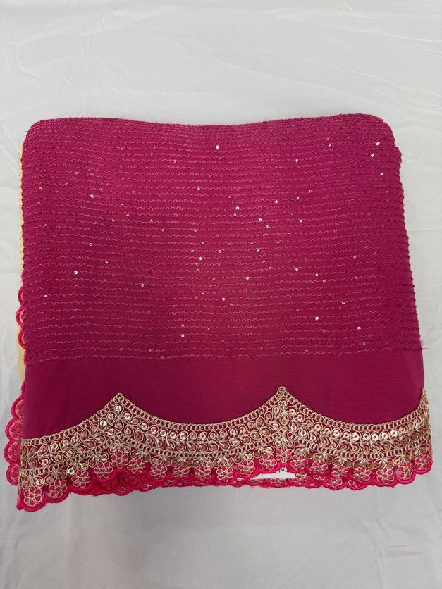 Cocktail Georgette Sequence Saree |  Party wear saree | Sarees in USA