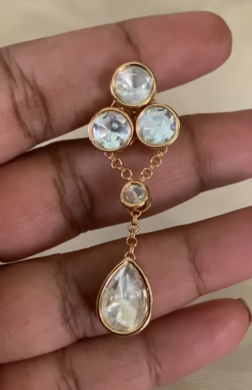 Polki Kundan Necklace With Earrings | Indian Necklace In USA