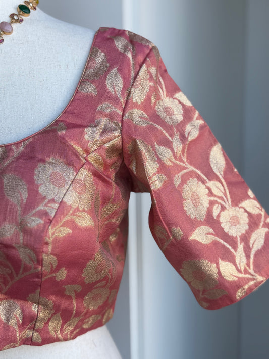 Banaras Brocade Blouse | Saree Readymade Blouses in USA