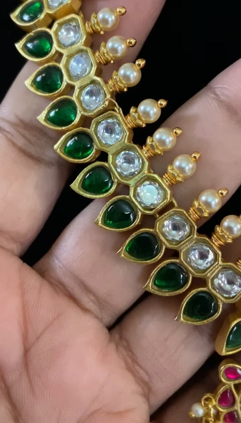 Jadau Kundan Necklace Set | Indian Jewelry In USA