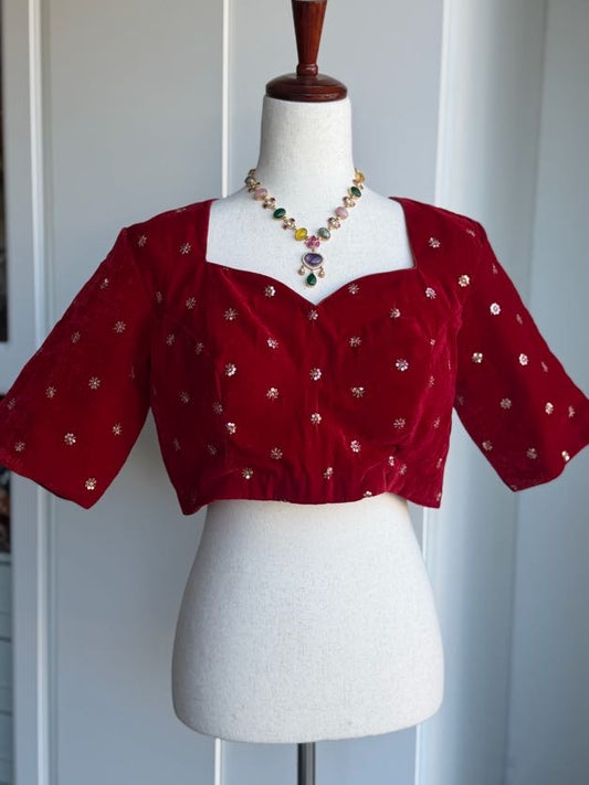 Embroidery Buti Blouse | Saree Blouses in USA