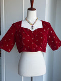Embroidery Buti Blouse | Saree Blouses in USA