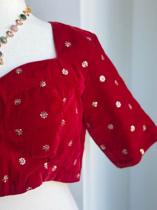 Embroidery Buti Blouse | Saree Blouses in USA