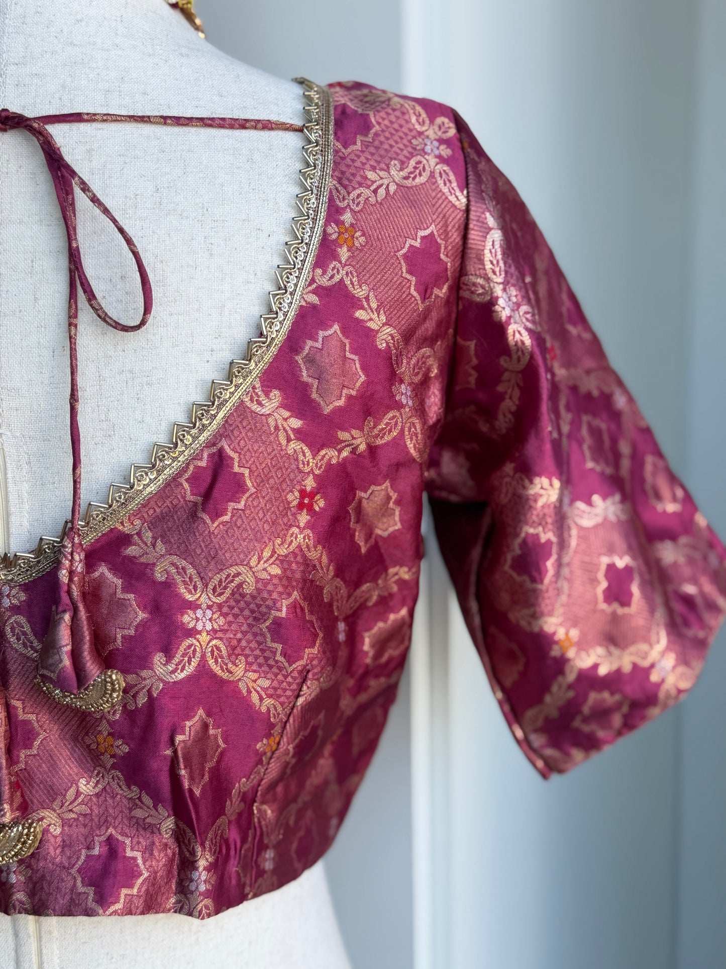 Banaras Brocade Blouse | Saree Readymade Blouses in USA
