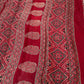 Pure Ajrakh Print Modal Silk Saree  | Party Wear Indian Sarees in USA