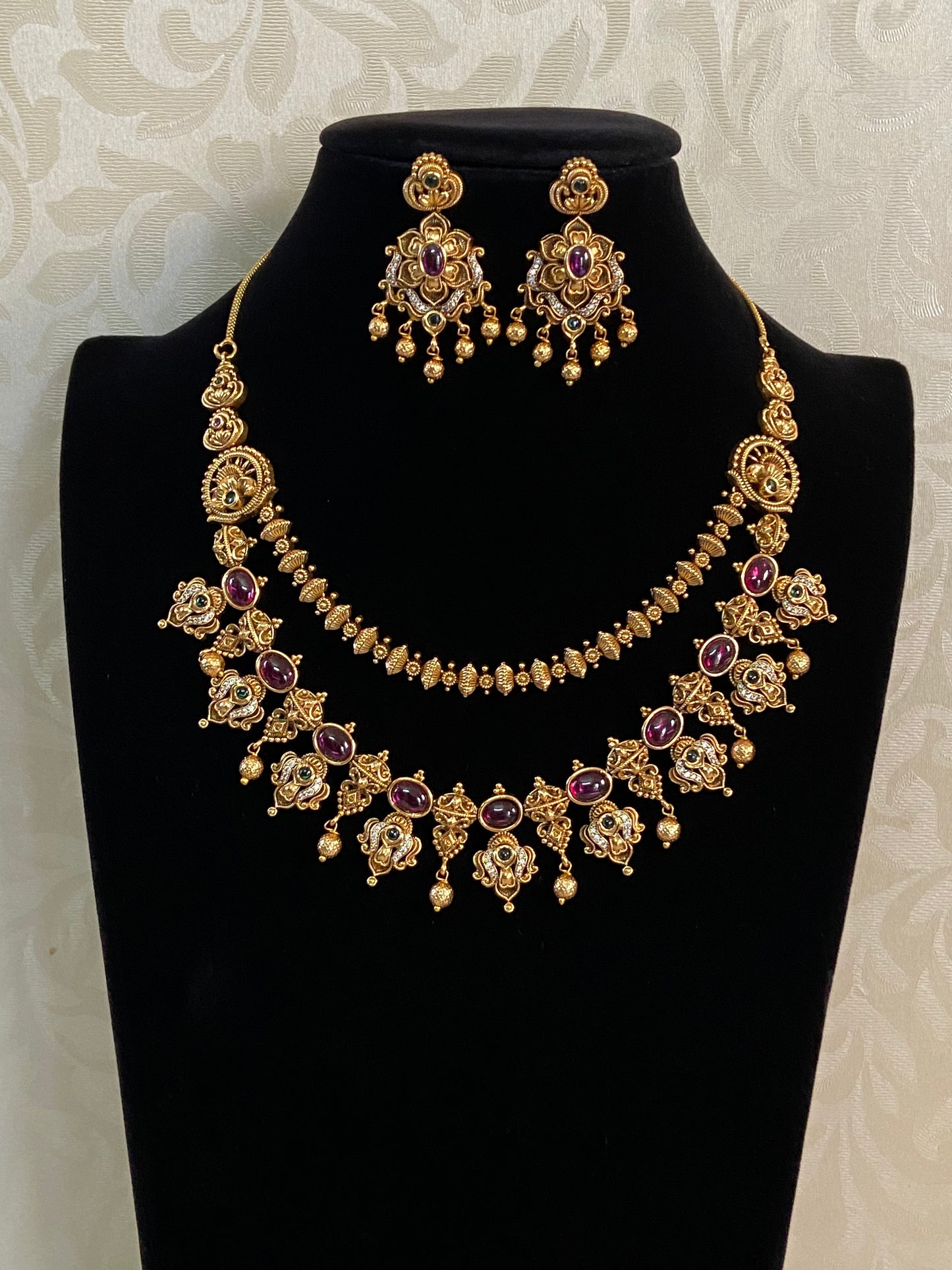 Antique Traditional Necklace Set | Indian Jewelry In USA