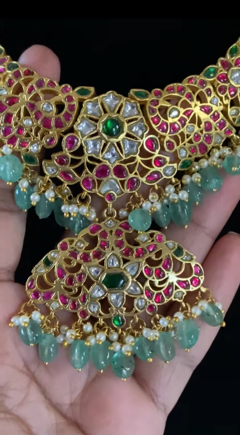 Heritage Jadau Kundan Necklace | Traditional Indian Necklace In USA