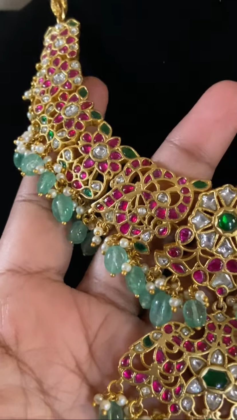 Heritage Jadau Kundan Necklace | Traditional Indian Necklace In USA