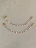 Single line Pearl Ear chains | Hair accessories | Champaswaralu