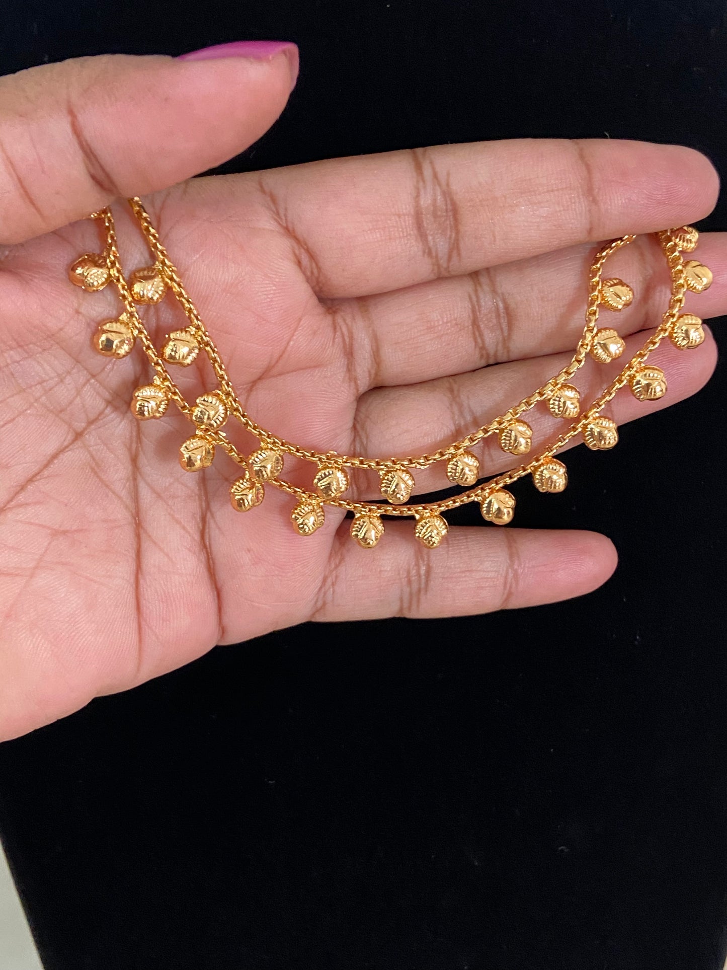 Antique Champaswaralu | Hair accessories | indian  Ear Chains