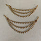 Antique Ruby Champaswaralu | Hair accessories | indian  Ear Chains