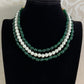 Onyx Beads & Pearls necklace | Indian Jewelry